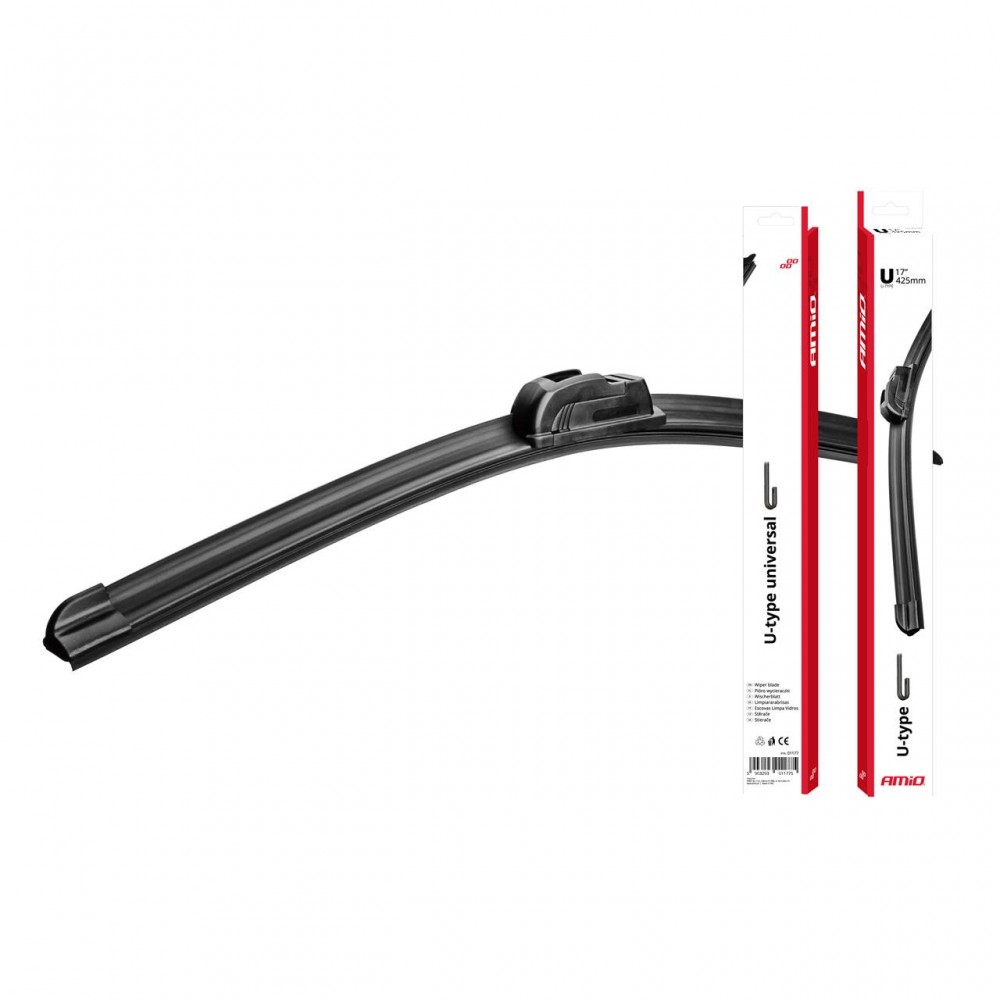 Stergator parbriz universal FLAT U-Type 15 (380mm) - AVX-AM01175 - AMIO
