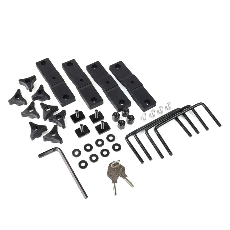 Suport Schi sau Snowboard cu prindere pe barele transversale, 760mm, model SSR-01L - AVX-AM02591 - AMIO