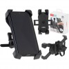 Suport Telefon cu 4 brate, montaj pe Motocicleta sau Bicicleta, culoare Neagra - AVX-KX5337 - AVEX