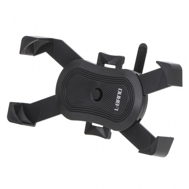 Suport Telefon cu 4 brate, montaj pe Motocicleta sau Bicicleta, culoare Neagra - AVX-KX5337 - AVEX