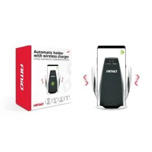 Suport auto inteligent pentru telefon cu incarcare wireless PHW-01, AMIO