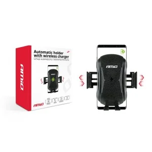 Suport auto inteligent pentru telefon cu incarcare wireless PHW-02, AMIO