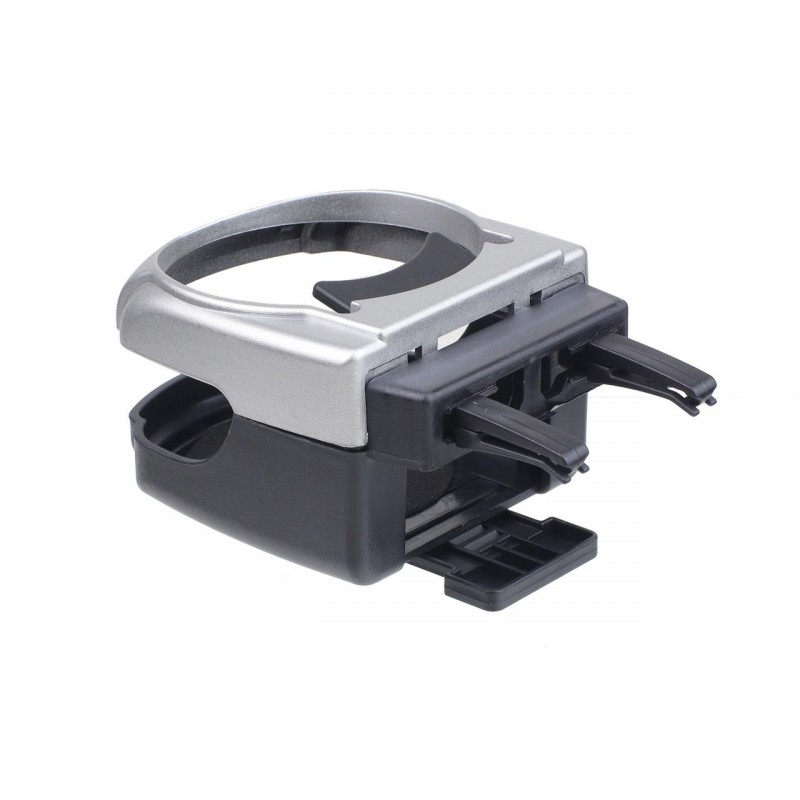 Suport auto universal pentru pahare, montaj in grila de ventilatie, culoare argintiu, DH-04 - AVX-AM02494 - AMIO