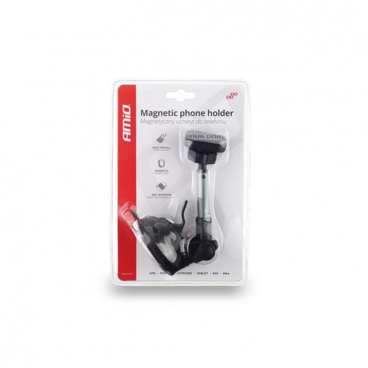 Suport magnetic auto pentru telefon Premium HOLD-14 - AVX-AM02185 - AMIO