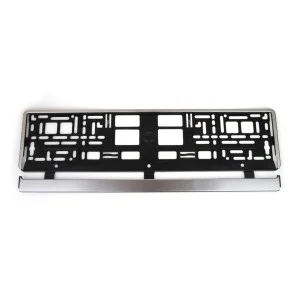 Suport numar inmatriculare aluminiu polisat, AMIO