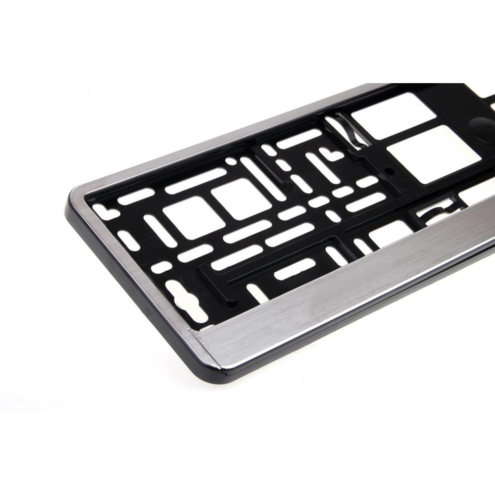 Suport numar inmatriculare aluminiu polisat - AVX-AM01646 - AMIO