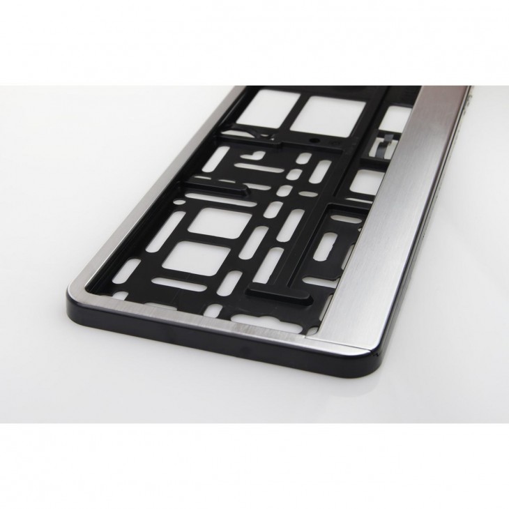 Suport numar inmatriculare aluminiu polisat - AVX-AM01646 - AMIO