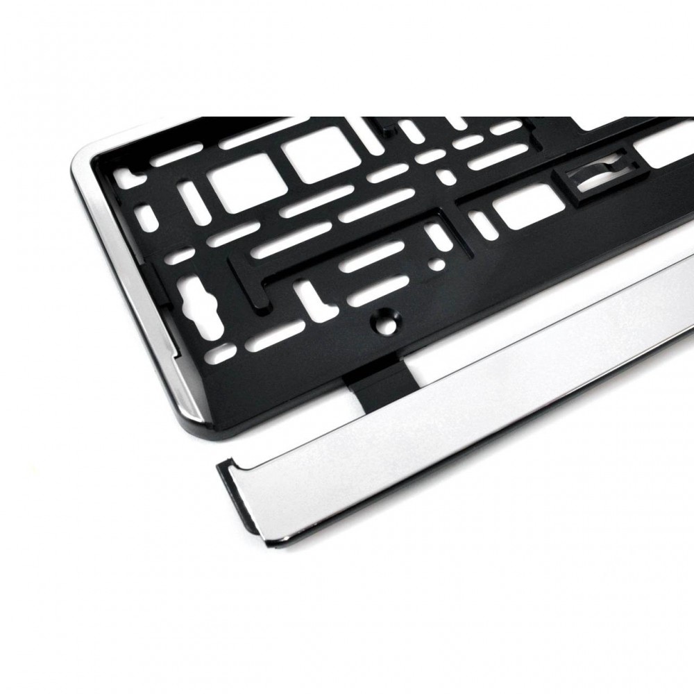 Suport numar inmatriculare cromat - AVX-AM01164 - AMIO