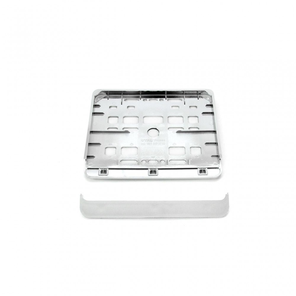 Suport numar inmatriculare cromat pentru motocicleta 15 x 19cm - AVX-AM01167 - AMIO