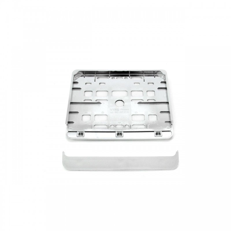 Suport numar inmatriculare cromat pentru motocicleta 15 x 19cm