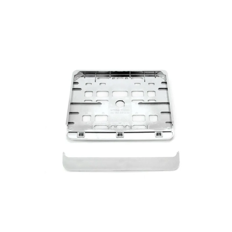 Suport numar inmatriculare cromat pentru motocicleta 15 x 19cm, AMIO