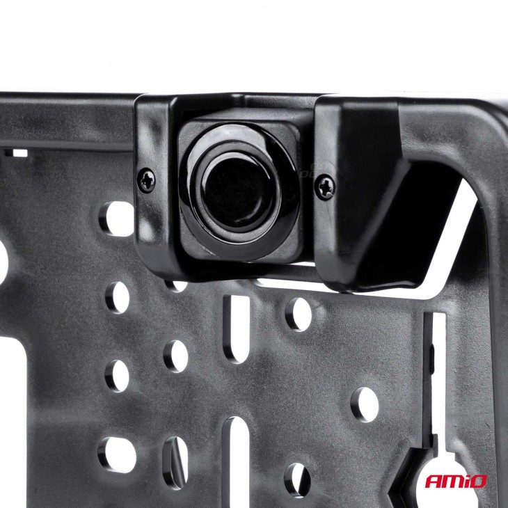 Suport numar inmatriculare cu Camera Video Night Vision si 2 senzori de parcare - AVX-AM03544 - AMIO