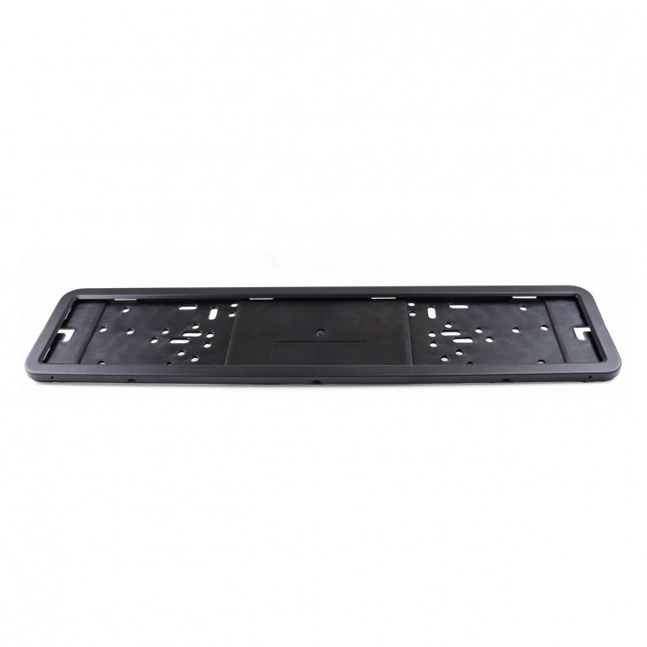 Suport numar inmatriculare din INOX negru mat, LPF 003 - AVX-AM02067 - AMIO