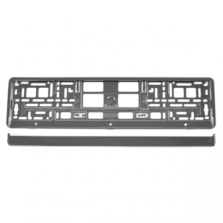 Suport numar inmatriculare din plastic, calitate Premium, culoare GRAFIT - AVX-AM01170GR - AMIO