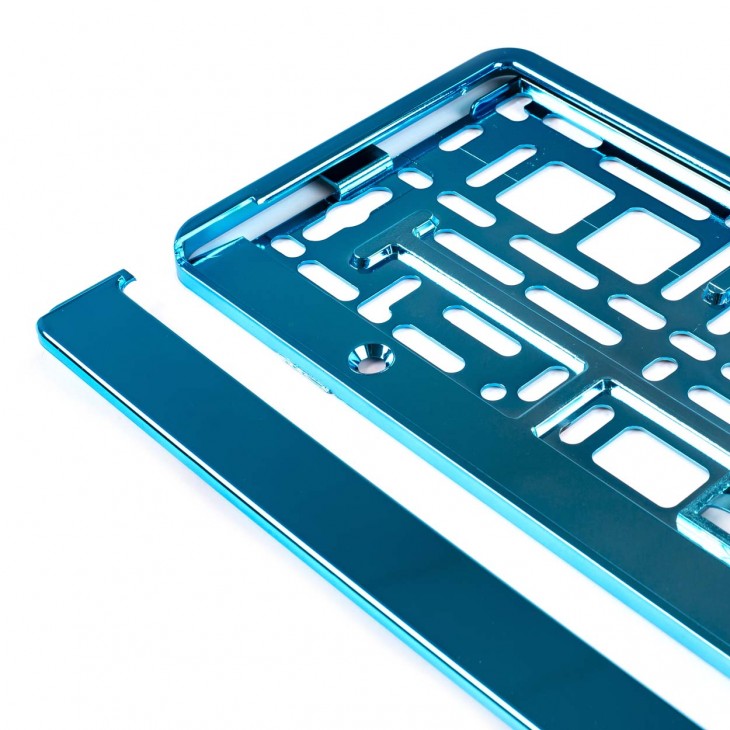 Suport numar inmatriculare din plastic, calitate Premium, culoare TURQUOISE - AVX-AM01170T - AMIO