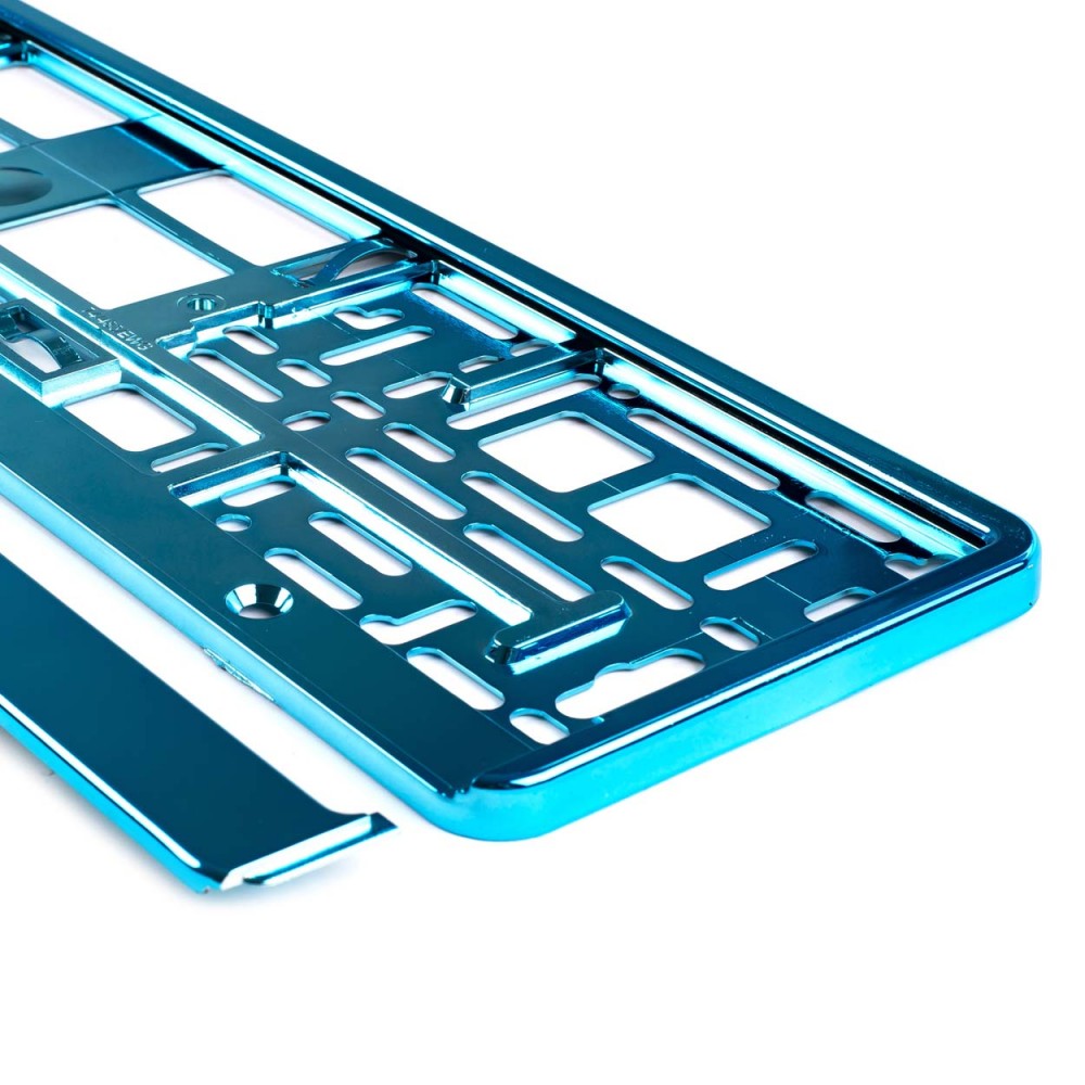 Suport numar inmatriculare din plastic, calitate Premium, culoare TURQUOISE - AVX-AM01170T - AMIO