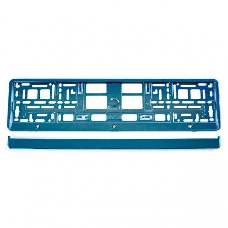 Suport numar inmatriculare din plastic, calitate Premium, culoare TURQUOISE - AVX-AM01170T - AMIO