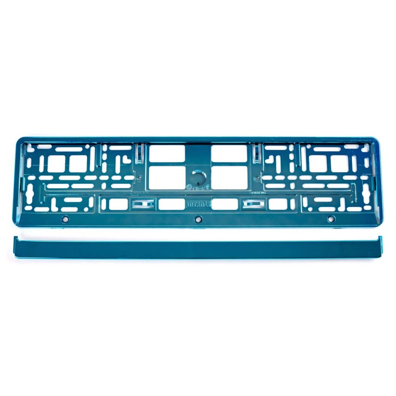 Suport numar inmatriculare din plastic, calitate Premium, culoare TURQUOISE