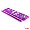 Suport numar inmatriculare din plastic, calitate Premium, culoare VIOLET - AVX-AM01170F - AMIO