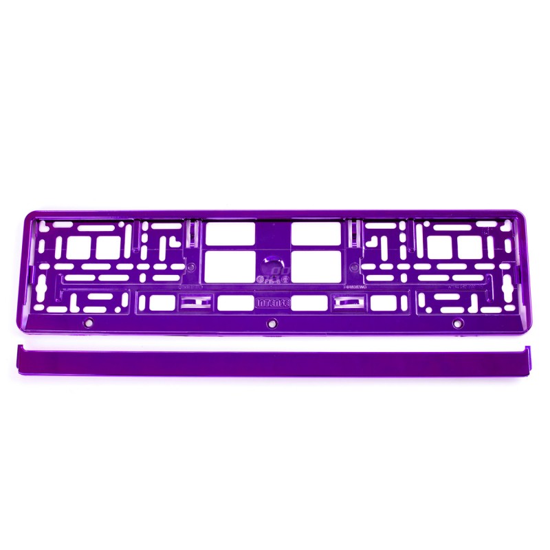 Suport numar inmatriculare din plastic, calitate Premium, culoare VIOLET - AVX-AM01170F - AMIO