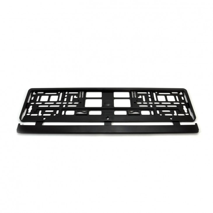 Suport numar inmatriculare negru 52.3 x 11cm - AVX-AM01642 - AMIO