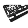 Suport numar inmatriculare negru 52.3 x 11cm, AMIO