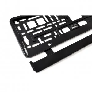 Suport numar inmatriculare negru 52.3 x 11cm, AMIO