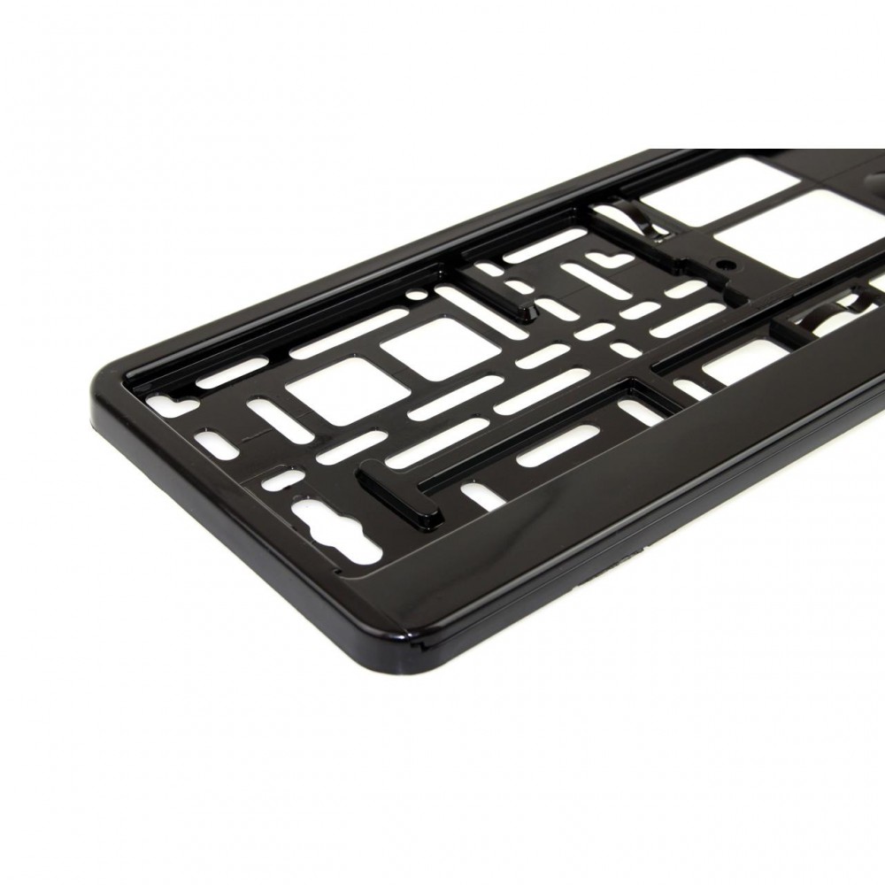 Suport numar inmatriculare negru lucios - AVX-AM01644 - AMIO