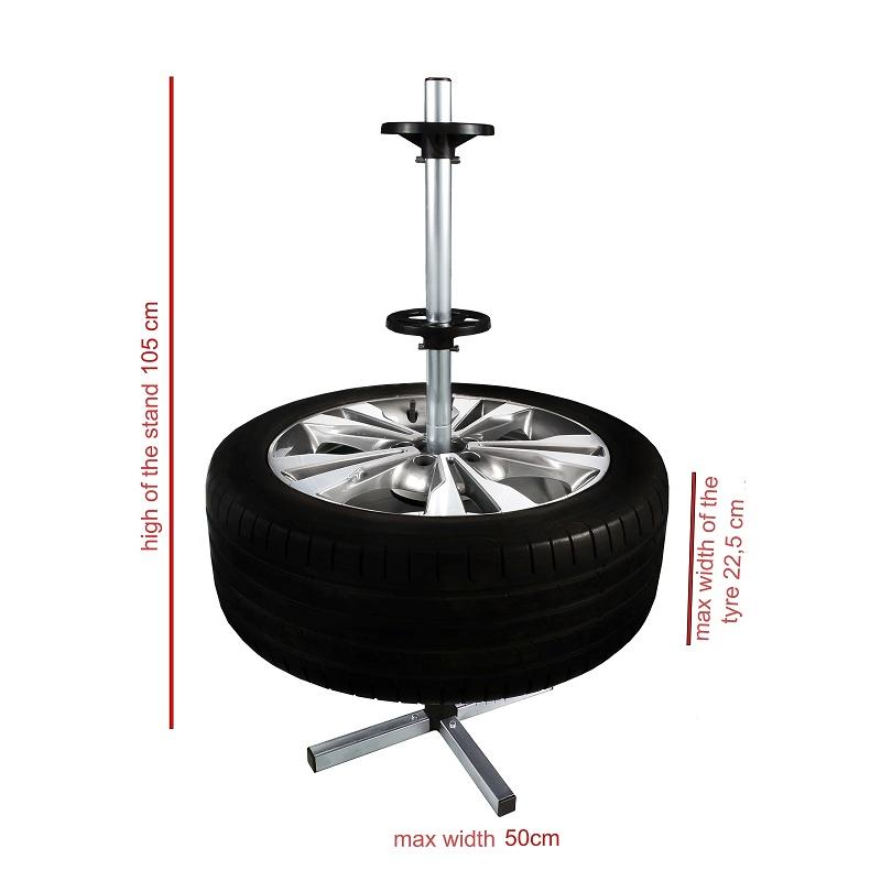 Suport vertical pentru depozitare roti, jante de la 13 la 17 - AVX-AM02230K - AMIO
