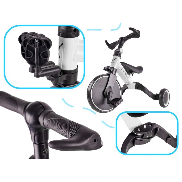 Tricicleta TRIKE FIX MINI, 3in1 adaptabila, culoare Alba - AVX-KX5377 - AVEX