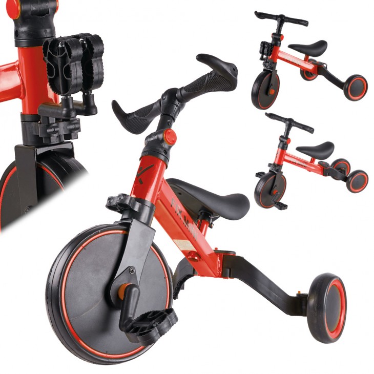 Tricicleta TRIKE FIX MINI, 3in1 adaptabila, culoare Rosie - AVX-KX5377_2 - AVEX