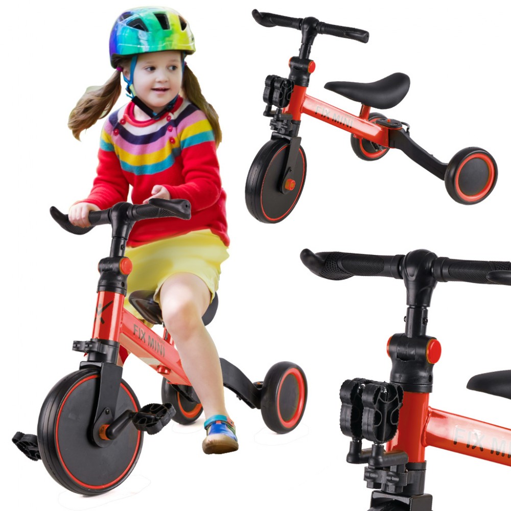 Tricicleta TRIKE FIX MINI, 3in1 adaptabila, culoare Rosie - AVX-KX5377_2 - AVEX
