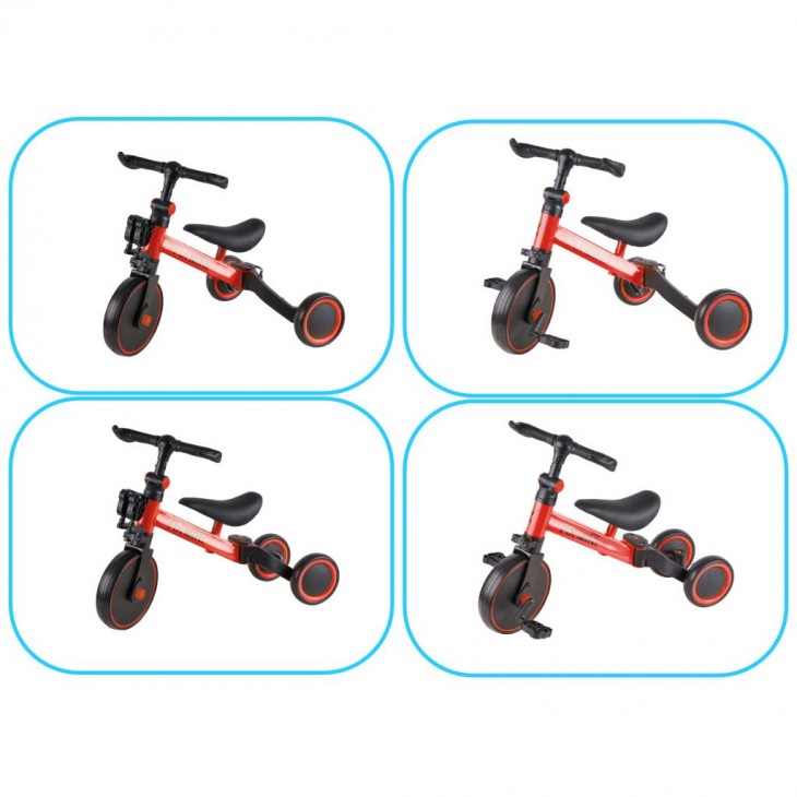 Tricicleta TRIKE FIX MINI, 3in1 adaptabila, culoare Rosie - AVX-KX5377_2 - AVEX