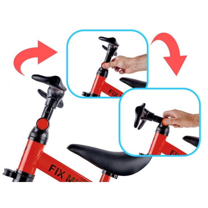 Tricicleta TRIKE FIX MINI, 3in1 adaptabila, culoare Rosie - AVX-KX5377_2 - AVEX