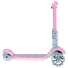 Tricicleta + Trotineta + Skateboard (3in1) roti iluminate LED - ROZ