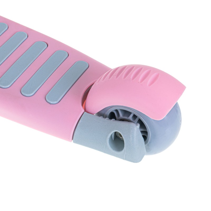 Tricicleta + Trotineta + Skateboard (3in1) roti iluminate LED - ROZ - AVX-K6626 - AVEX