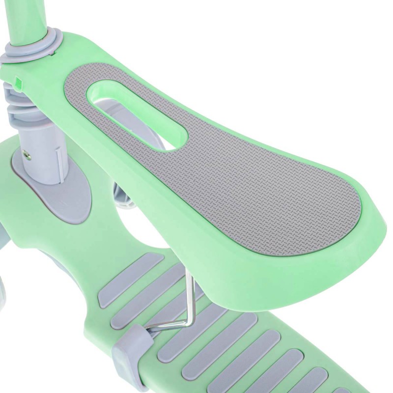 Tricicleta + Trotineta + Skateboard (3in1) roti iluminate LED - VERDE - AVX-K6625 - AVEX