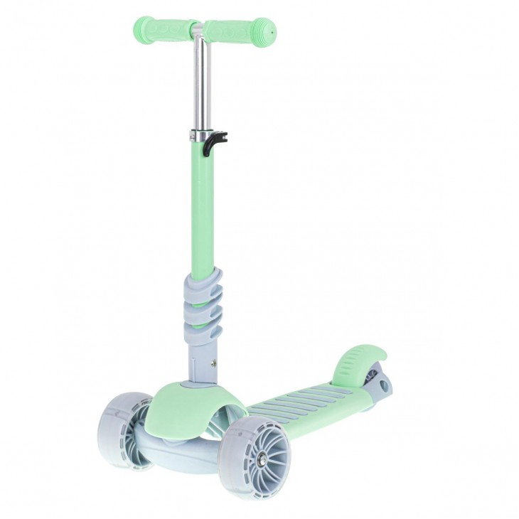 Tricicleta + Trotineta + Skateboard (3in1) roti iluminate LED - VERDE - AVX-K6625 - AVEX