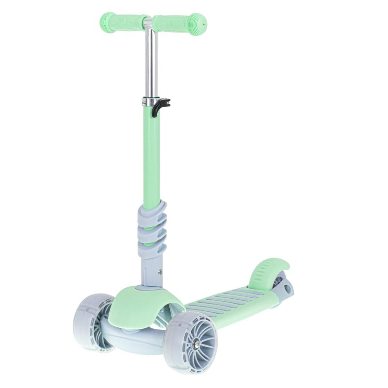 Tricicleta + Trotineta + Skateboard (3in1) roti iluminate LED - VERDE - AVX-K6625 - AVEX