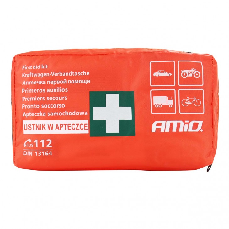 Trusa de prim ajutor auto, 17 piese, DIN 13164 - AVX-AM01691 - AMIO