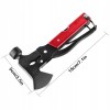 Unealta de supravietuire 17-in-1, model Red Axe Multi-tool pentru camping, calatorii, offroad, ATV, SSV, model AVX-WT-MT-PRO-5 - AVX-WT-MT-PRO-5 - AVEX