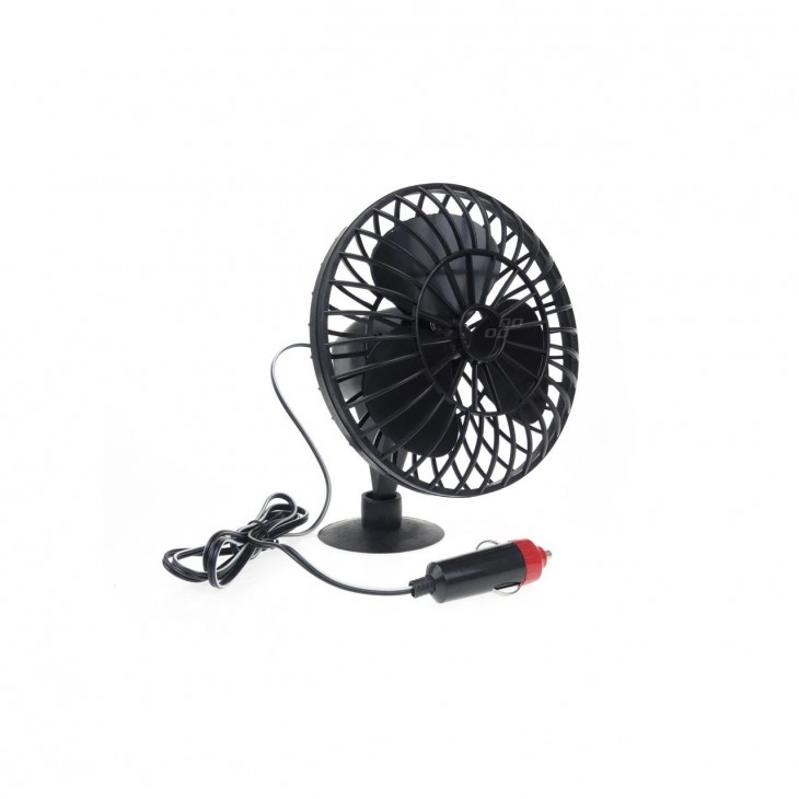 Ventilator auto cu ventuza, 12V, alimentare la bricheta masinii - AVX-AM02235 - AMIO