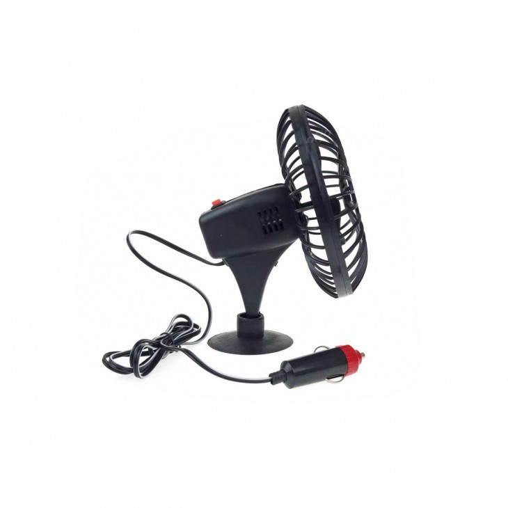 Ventilator auto cu ventuza, 12V, alimentare la bricheta masinii - AVX-AM02235 - AMIO