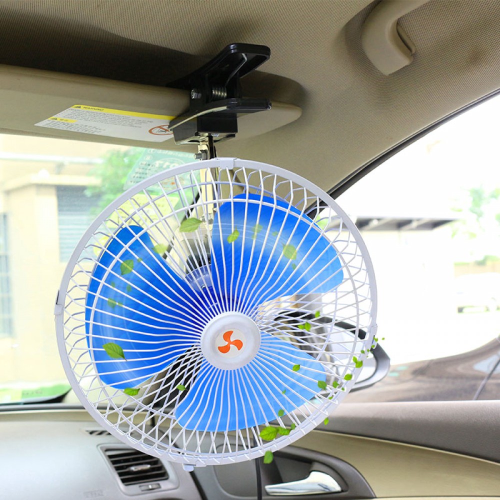 Ventilator auto oscilant cu alimentare la 12V 18cm AG147E - AVX-AG147E - AVEX