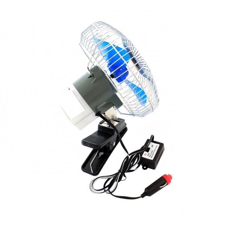 Ventilator auto oscilant cu alimentare la 12V 18cm AG147E - AVX-AG147E - AVEX
