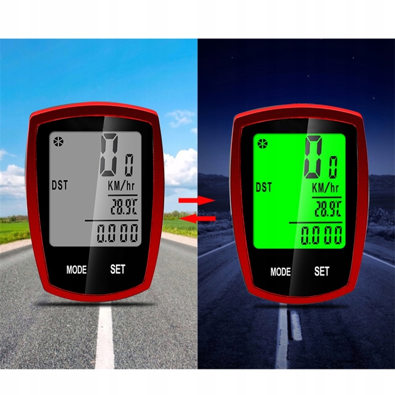 Vitezometru Digital, wireless, waterproof, pentru bicicleta cu roti intre 14 - 29 inch, model AVX-WT-YS-589 - AVX-WT-YS-589 - AVEX