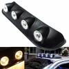 Ansamblu format din 4 proiectoare cu becuri H3 cu halogen, montaj pe plafon sau capota, alimentare 12V, lungime 100cm, destinat vehiculelor Off-Road Ansamblu format din 4 proiectoare cu becuri H3 cu halogen, montaj pe plafon sau capota, alimentare 12V, lungime 100cm, destinat vehiculelor Off-Road