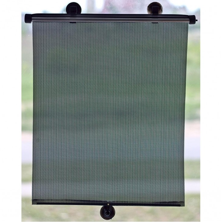 Set 2 buc. jaluzele auto retractabile, latime 40cm, culoare Neagra -  - AVEX