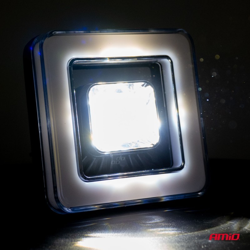 Proiector LED cu Angel Eye model AWL57, pozitie, semnalizare, faza lunga/scurta, pentru Off-Road, ATV, SSV, putere 45W, 8000lm, tensiune 9-36V, dimensiuni 114,5 x 114,5 x 51 mm Proiector LED cu Angel Eye model AWL57, pozitie, semnalizare, faza lunga/scurta, pentru Off-Road, ATV, SSV, putere 45W, 8000lm, tensiune 9-36V, dimensiuni 114,5 x 114,5 x 51 mm