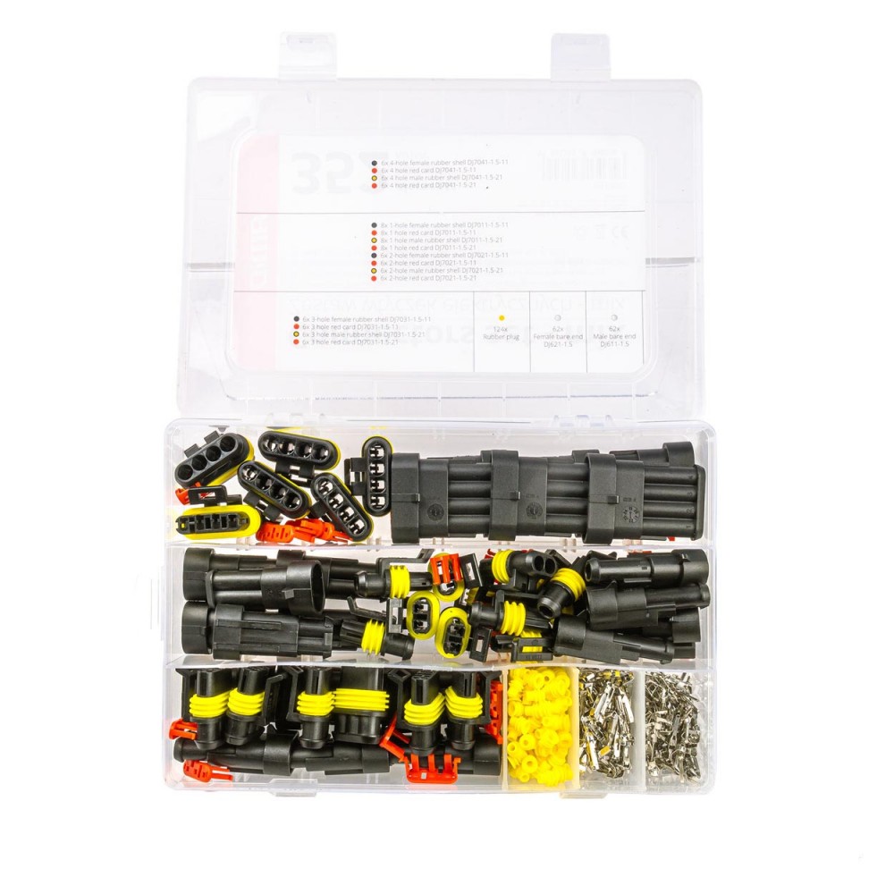 Set 352 conectori terminali ERMETICI, 6 dimensiuni -  - AMIO